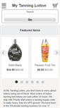 Mobile Screenshot of mytanninglotion.com